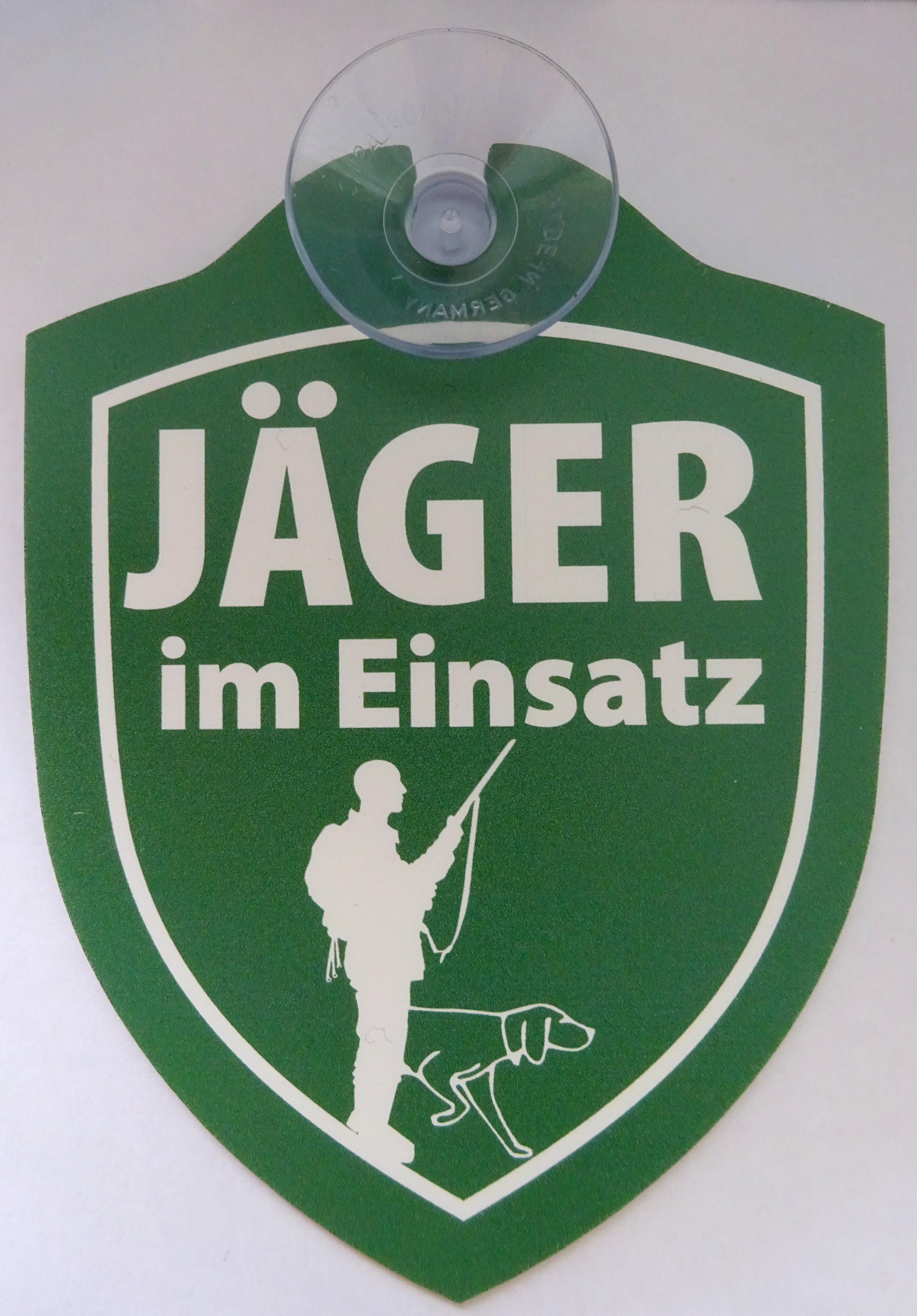 Aluminium-Einsatzschild 'Baumkontrolleur Im Einsatz' – Mit Saugnapf, 10x16 Cm, Mit Wappen Ihrer Wahl, Für Fahrzeuge Und Außenbereiche