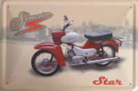 Blechschild Star Blechschild Star