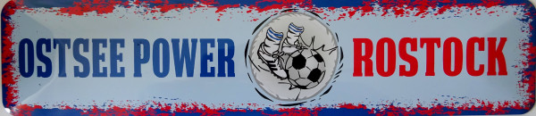 Straßenschild Ostseepower Rostock