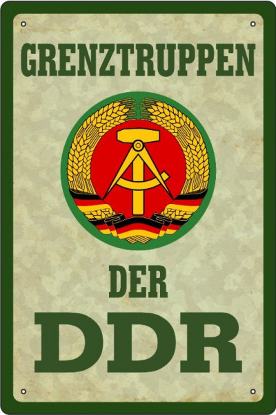 Blechschild Grenztruppen der DDR