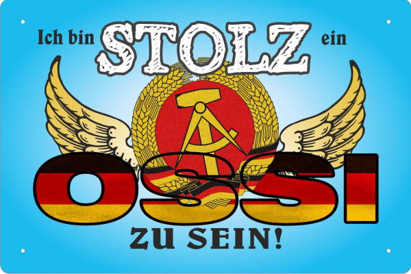 Blechschild Ich bin stolz ein OSSI zu sein