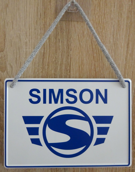 Hängeschild - Simson (Logo)
