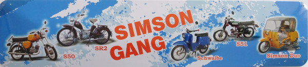 Straßenschild Simson Gang