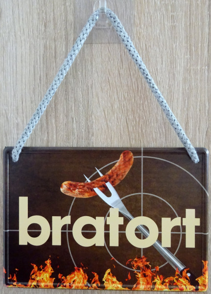 Hängeschild - Bratort