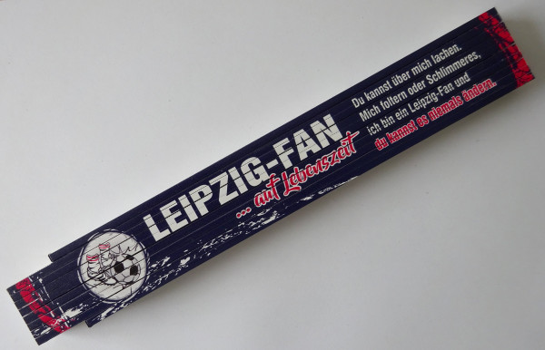 Zollstock 2m - Leipzig Fan auf Lebenszeit