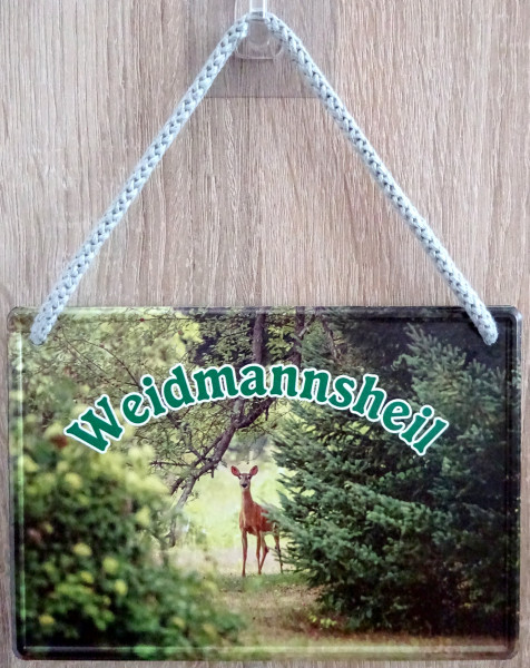 Hängeschild - Weidmannsheil (2)