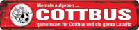 Straßenschild COTTBUS Straßenschild COTTBUS