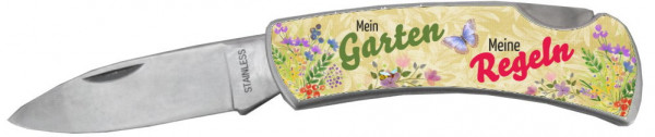 Taschenmesser - Mein Garten - Meine Regeln