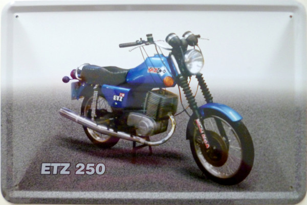 Blechschild ETZ 250