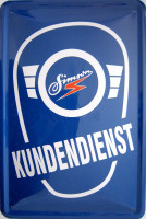 Blechschild Simson Kundendienst Blechschild Simson Kundendienst