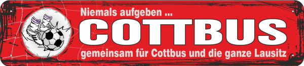 Straßenschild COTTBUS