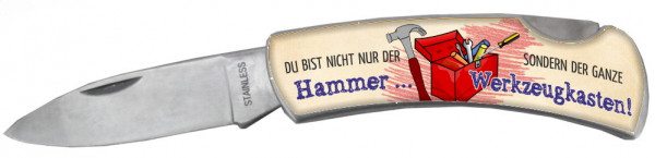 Taschenmesser - Du bist nicht der Hammer - der ganze Werkzeugkasten