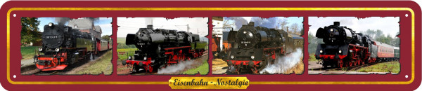 Straßenschild Eisenbahn Nostalgie