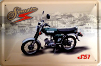 Blechschild S51 grün Blechschild S51 grün