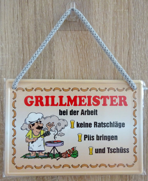 Hängeschild - Grillmeister